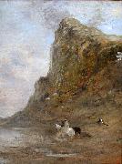 Eugene Fromentin Moroccan Horsemen at the Foot of the Chiffra Cliffs oil painting picture wholesale